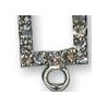 Rhodium / Black Diamond
