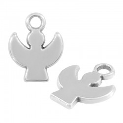 Pendentif Ange en Métal/Zamak 11x10mm