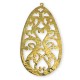 Brass Cast Oval 46x82mm