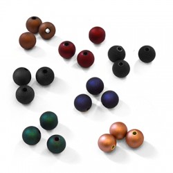 Acrylic Round Bead Rubber Effect 8mm