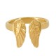 Brass Ring w/ Wings 18x14mm