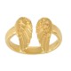Brass Ring w/ Wings 18x14mm
