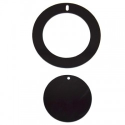 Plexi Acrylic Pendant Round 65mm & 45mm (2 pieces set)