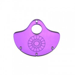 Plexi Acrylic Pendant Fan 50x42mm