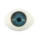 Acrylic Evil Eye 8x12mm