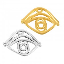 Zamak Pendant Evil Eye 30x22mm