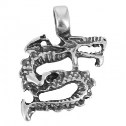 Zamak Pendant Dragon 26x29mm