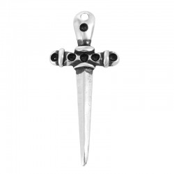 Zamak Pendant Sword 25x55mm