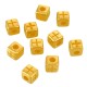 Zamak Bead Cube w/ Cross 4mm (Ø2.2mm)