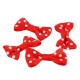Knot Ribbon Fabric with Polka Dots ~31x15mm