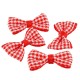Knot Ribbon Fabric Houndstooth (~29x16mm)