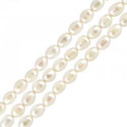 Μαργαριτάρι Χάντρα (~6-7mm) (Ø~0.5mm) (~46τμχ)