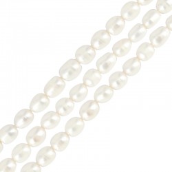 Μαργαριτάρι Χάντρα (~8-9mm) (Ø~0.5mm) (~41τμχ)