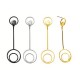 Brass Earring 60x17mm