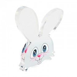 Plexi Acrylic Deco Rabbit Head 110x100mm
