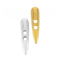 Zamak Clasp Bar Button 6x30mm
