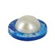 Plexi Acrylic Flatback Round w/ Acrylic Pearl 24mm