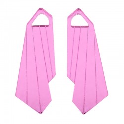 Plexi Acrylic Pendant Geometrical 19x50mm (2pcs/Set)