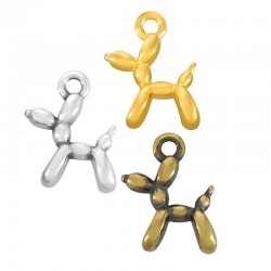 Zamak Charm Dog Balloon 10mm