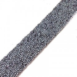 Cordón de Cuero Artificial Plano Caviar 20mm(~3mtr/rollo)