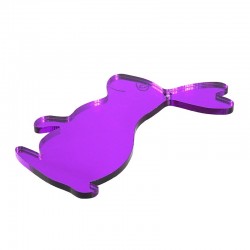 Plexi Acrylic Pendant Rabbit 43x80mm