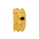 Enameled Brass Finger Ring 12x23mm