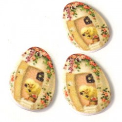 Huevo de Pascua de Madera 48/60mm