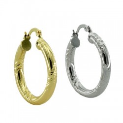 Brass Earring Hoop 30mm