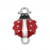 Rhodium/ Red/ Black
