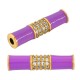 Tubo in Ottone Smaltato con Zirconi 20X5 mm Ø1.9 mm