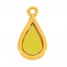24K Gold Plated/ Transparent Yellow