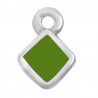 999° Silver Antique Plated/ Olive