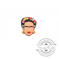 Ξύλινο Στοιχείο Frida Kahlo για Μακραμέ 20x24mm