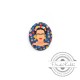 Ciondolo di Legno 37x45mm Frida Kahlo
