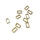 Rettangolo in Metallo Ottone 5x3mm