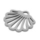 Stainless Steel 304 Charm Shell 16x15mm