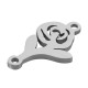 Stainless Steel 304 Connector Flower 9x15mm