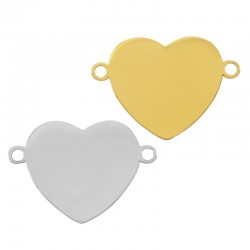78080669 Conector de Acero Inoxidable 304 Corazon 20x14mm