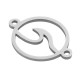 Connettore Rotondo in Acciaio Inossidabile 304 con Onda 16X21 mm