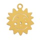 Stainless Steel 304 Charm Sun 12mm