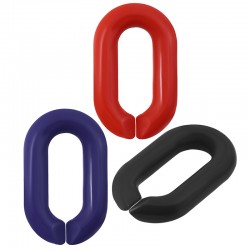 Acrylic Connector Ring Oval Chain 24x39mm
