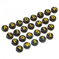 Acrylic Slider Round Letters 10mm (Ø2.2mm)