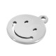 Stainless Steel 304 Charm Round Smile Face 10mm