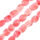 Coral Bamboo Irregular Bead Oval ~7x9mm (~60pcs)