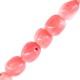 Coral Bamboo Irregular Bead Oval ~7x9mm (~60pcs)