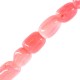 Coral Bamboo Irregular Bead Oval ~7x9mm (~60pcs)
