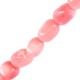 Coral Bamboo Irregular Bead Oval ~7x9mm (~60pcs)
