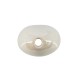 Perla Ovale in Ceramica Smaltata con Occhio Malvagio 15X18 mm Ø2 mm
