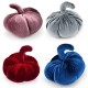 Calabaza Decorativa de Terciopelo ~85 x 95 mm