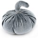 Calabaza Decorativa de Terciopelo ~85 x 95 mm
